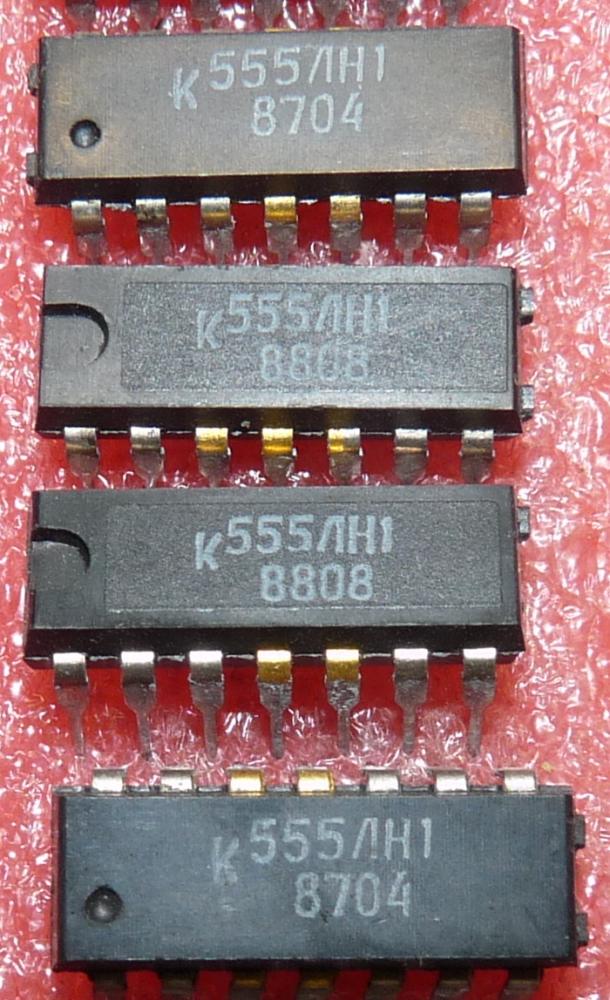 K 555 ЛH 1 (K 555 LN 1, 74 LS 04), Inverter (M)